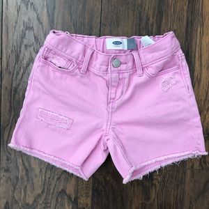 Old Navy Cutoff Jean Shorts Pink Size 6